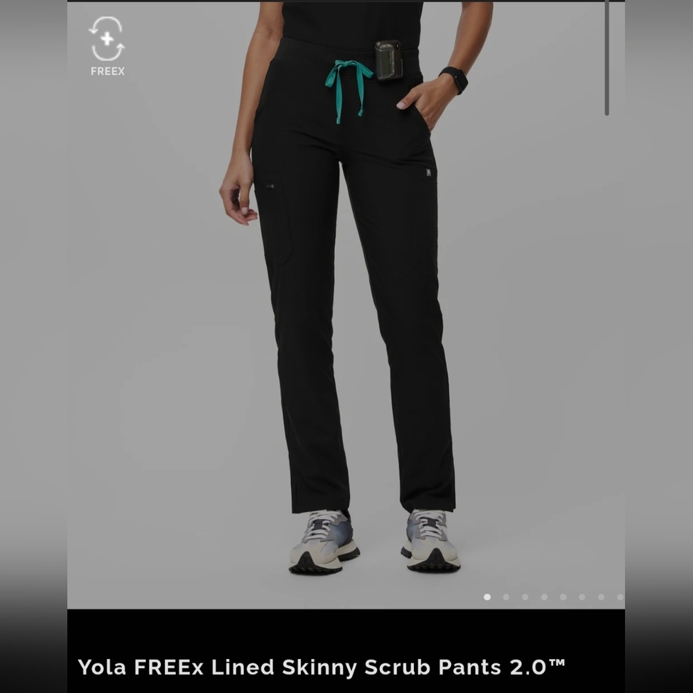Yola FREEx Lined Skinny Scrub Pants scrubs